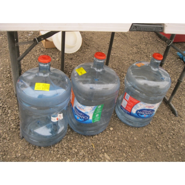 3 - 5 GALLON WATER BOTTLES