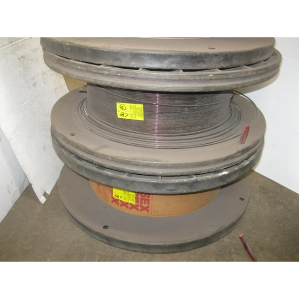 2 SPOOLS OF SQUARE COPPER WIRE