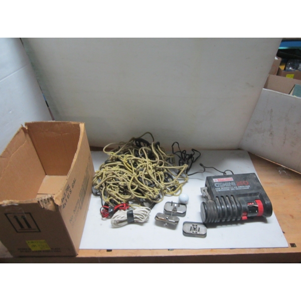 MISC. 12V COMPRESSOR & PICK UP TRUCK BED TIE DOWN