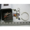 Image 3 : BLACK CRYSTAL NECKLACES, PINS, ETC.