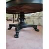 Image 2 : LG. OVAL CLAWFOOT BASE OCCASIONAL TABLE