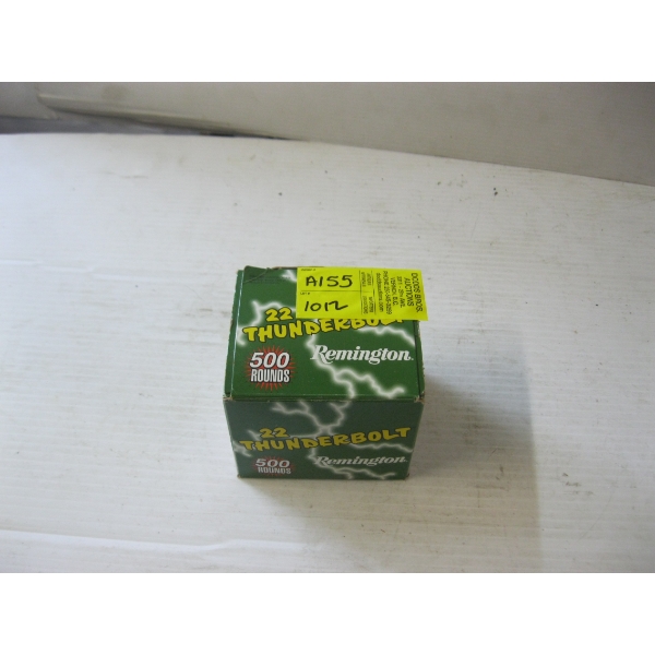 BOX OF 500 .22 LONG RIFLE SHELLS