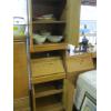 Image 4 : LG. OAK HEADBOARD W/2 SIDE CABINETS