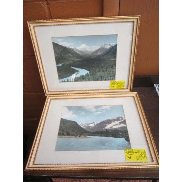 2 FRAMED PHOTOGRAPHS FROM BELLA COOLA
