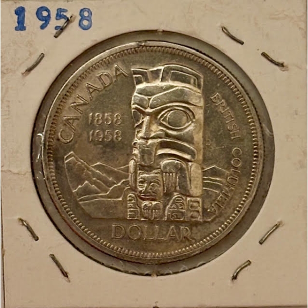 1958 $1 CDN COIN
