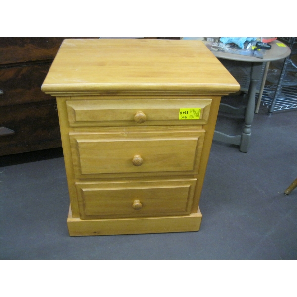 3 DRAWER END TABLE