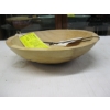 Image 2 : COAST SALISH SIGNED ON BACK WOODEN SPINDLE WHORL BY GEORGINA HALDANE