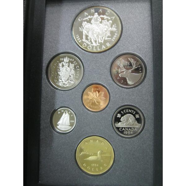 1994 CDN COIN SET - $1 COIN IS 92.5% SILVER