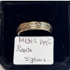 Image 1 : 14KT BAND W/DIAMONDS & STONE - SZ 10
