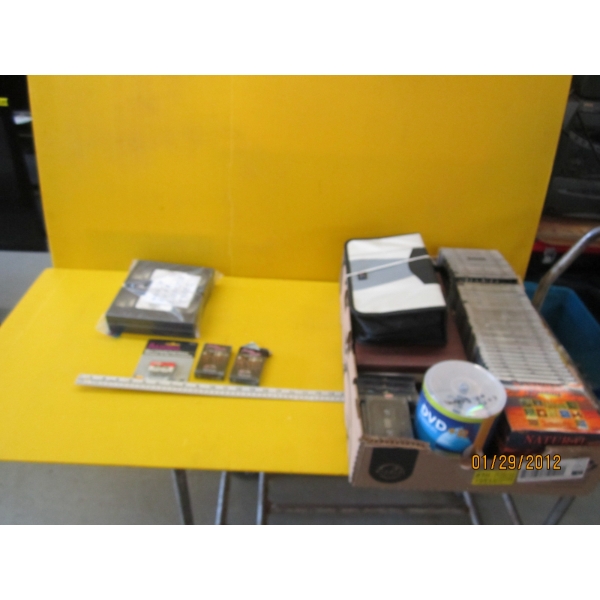 DVDRs, CASSETTE TAPES, VHS, ETC.