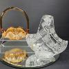 Image 1 : LEAD CRYSTAL & BLOWN GLASS CANDY DISHES