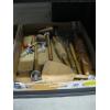 Image 1 : BOX OF WOODEN VINTAGE BAKING UTENSILS