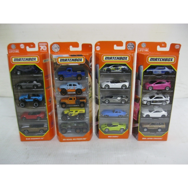 4 - 5 PACKS OF MATCHBOX CARS