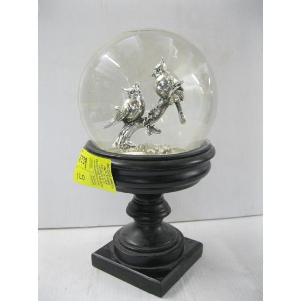 BIRD FIGURINE SNOW GLOBE
