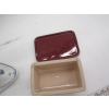 Image 3 : BLUE & WHITE GRAVY BOAT & SAUCER (MADE IN GERMANY) & A LE CREUSET BUTTER DISH 