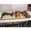Image 1 : RIGID CORDLESS ANGLE GRINDER, MULTI TOOL, IMPACT DRIVER & CHARGER W/2 BATTERIES
