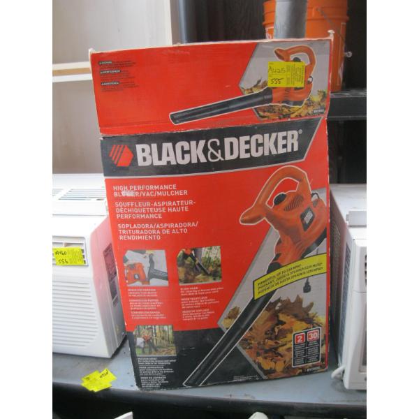 BLACK & DECKER ELECTRIC BLOWER VACUUM