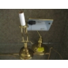 Image 1 : 2 BRASS BASED LAMPS - 1 MISSING SHADE