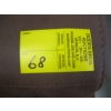 Image 3 : BROWN SOFA W/2 CUSHIONS & WOOD PANEL SIDES