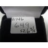 Image 5 : LADIES 10KT RING W/GREEN STONE, 3.5G, SZ 6 3/4