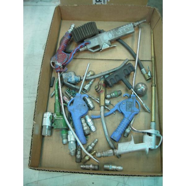 ASST. SPRAYERS, AIR INFLATORS, FITTINGS, ETC.