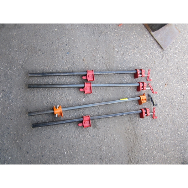4 - 3' BAR CLAMPS