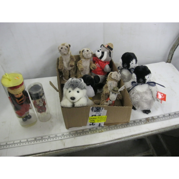 ASST. COLLECTABLE DOLLS & STUFFED ANIMALS