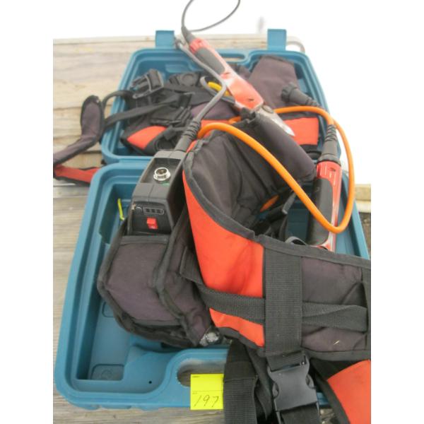 2 CORDLESS PRUNERS W/CHARGERS & BATTERIES