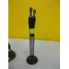 Image 3 : BRONZE SCULPTURE "A CUP OF WATER" BY DEAN SHIPSTON & A TALL METAL FIGURINE
