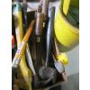 Image 2 : WOODEN CASE W/ALLAN KEYS & BOX OF MISC. FLASHLIGHTS, STRIKERS, MALLET, ETC.