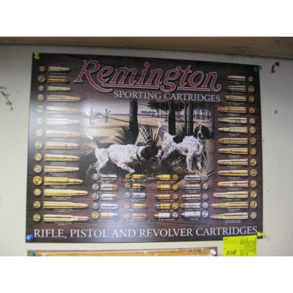 REMINGTON TIN SIGN