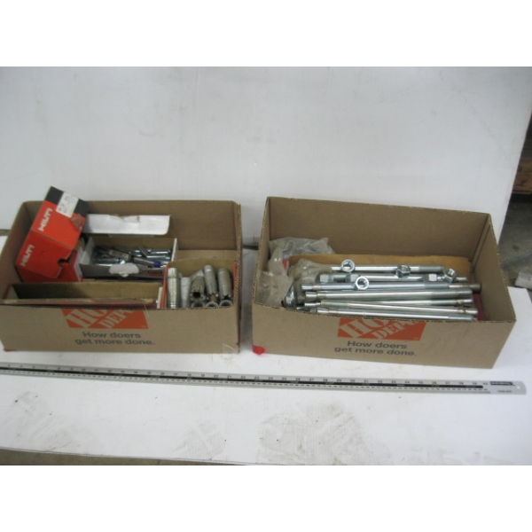 2 BOXES OF ASST. ANCHOR BOLTS