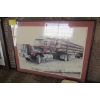 Image 2 : 2 FRAMED PHOTOS - LOGGING TRUCK & STEAM TRACTOR