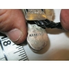 Image 5 : SILVER W/TURQUOISE & CORAL STONE BOLO TIE, MARKED MANNING
