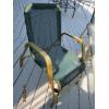 Image 3 : GREEN & BRASS LOOK PATIO FURNITURE - LOUNGE CHAIRS, CHAIRS, ETC.