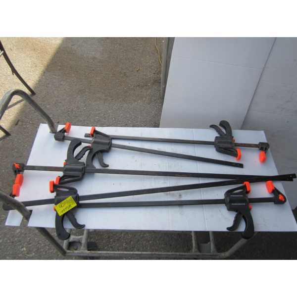 5 QUICK GRIP CLAMPS