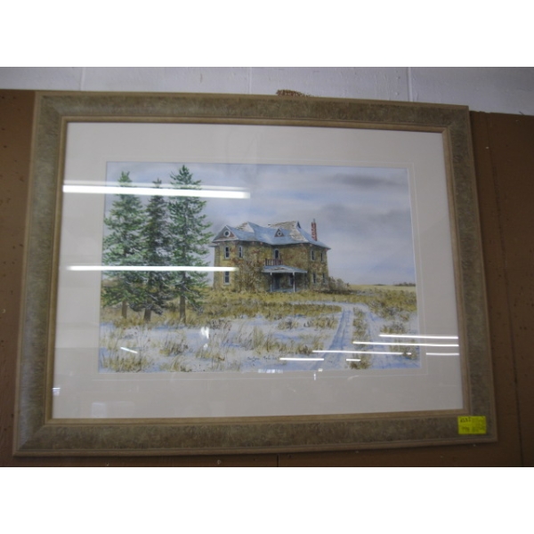 LG. FRAMED PRINT BY MARILYN MALLOW, '08