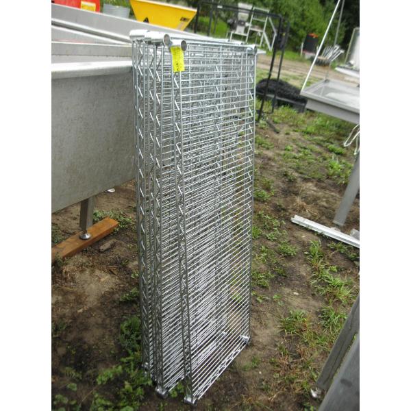 5 CHROME SHELVES