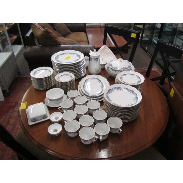 LG. SET OF FINE PORCELAIN CHINA FROM BAVARIA, GERMANY "SERENITY"