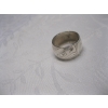 Image 3 : INDIGENOUS DESIGN SILVER RING .925, SIGNED DEB HUNT, 9G, SZ 10 1/2