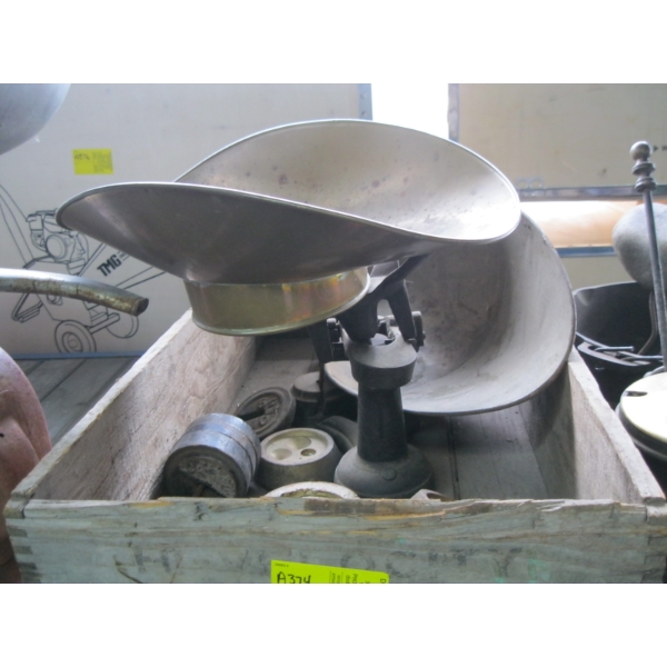 ANTIQUE SCALE & WEIGHTS