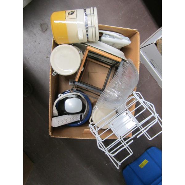 MISC. CANNISTERS, PLASTIC BOWLS, ETC.