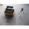 Image 1 : BOX W/ASST. TRIPOD, CD HOLDERS, ETC.