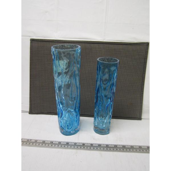 2 WEST GERMAN INGRIDGLAS WEST GERMAN GLASS VASES