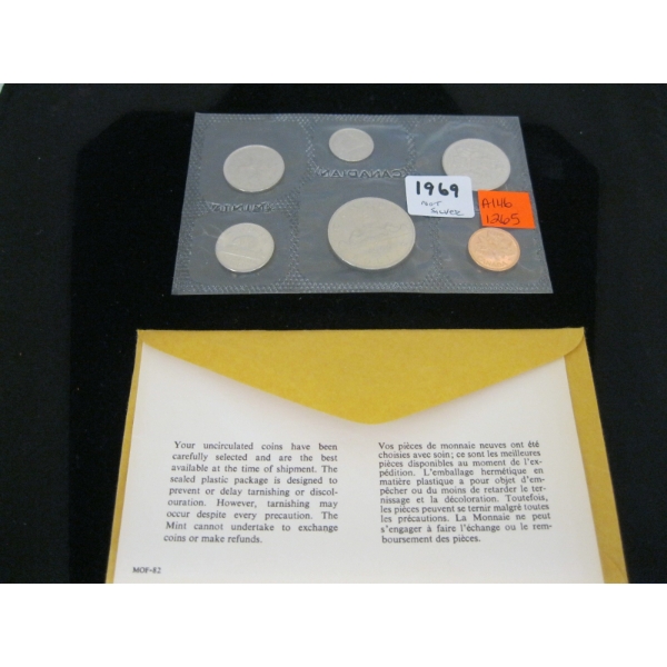 1969 UNCIRCULATED COIN SET (NOT SILVER)