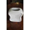 Image 3 : 2 OP ART GERMAN WHITE MCM VASES