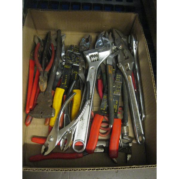 MISC. PLIERS, CRESCENT WRENCHES, ETC.