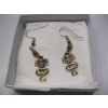 Image 2 : GOLD PLATED ON STERLING SILVER .925 EARRINGS