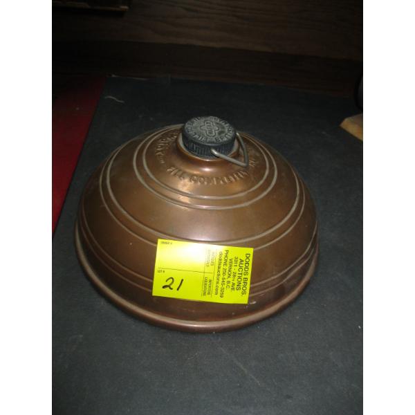 COPPER BED WARMER
