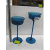 Image 1 : 2 ANTIQUA EMPOLI MCM GLASS ITEMS